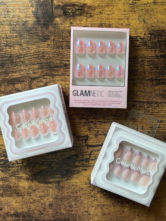 Glamnetic Other - Spring Press On Nail Bundle Glamnetic Prism + Pink Floral Dot Sets NWT